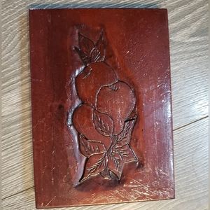 Vintage wooden handmade handcrafted frame